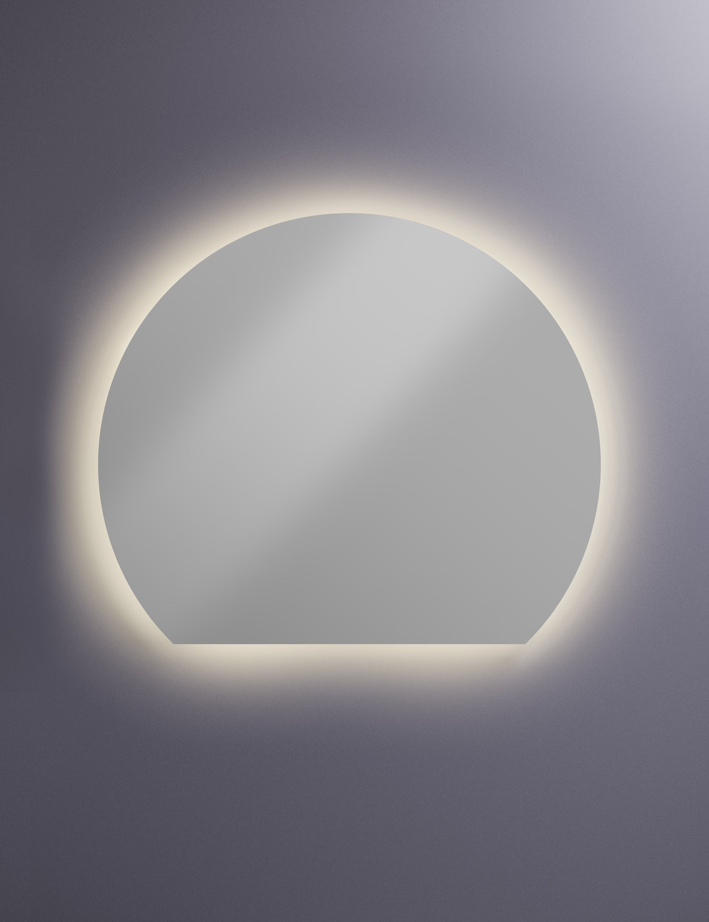 Hotbath Spiegel unframed sunset incl direct & indirect LED, spiegelverwarming, color changing, dimbaar, dottless, met afstandsbediening