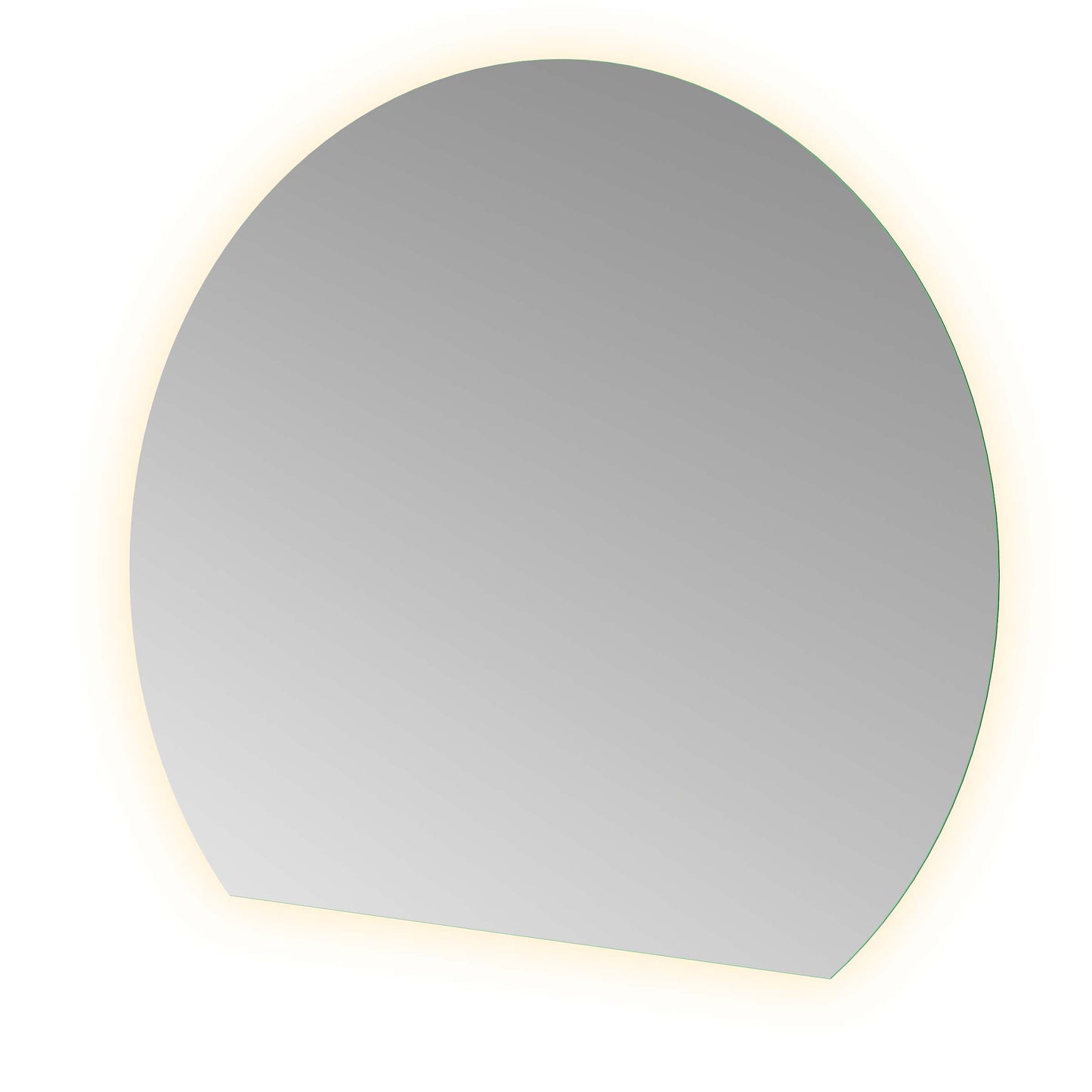 Hotbath Spiegel unframed sunset incl direct & indirect LED, spiegelverwarming, color changing, dimbaar, dottless, met afstandsbediening