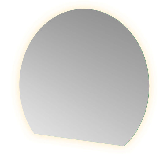 Hotbath Spiegel unframed sunset incl direct & indirect LED, spiegelverwarming, color changing, dimbaar, dottless, met afstandsbediening