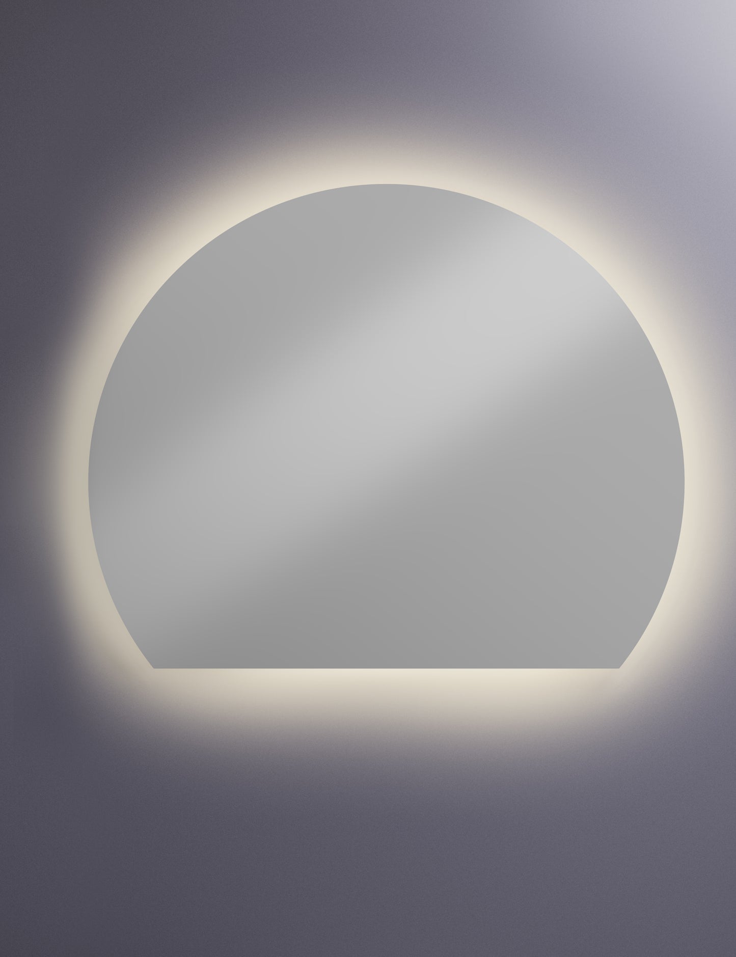 Hotbath Spiegel unframed sunset incl direct & indirect LED, spiegelverwarming, color changing, dimbaar, dottless, met afstandsbediening