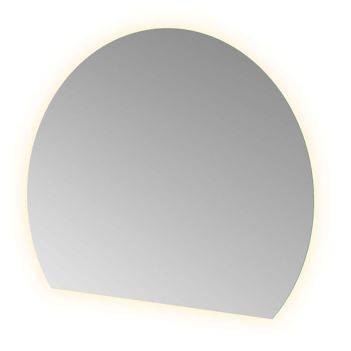 Hotbath Spiegel unframed sunset incl direct & indirect LED, spiegelverwarming, color changing, dimbaar, dottless, met afstandsbediening