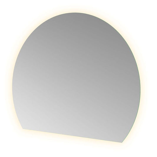 Hotbath Spiegel unframed sunset incl direct & indirect LED, spiegelverwarming, color changing, dimbaar, dottless, met afstandsbediening